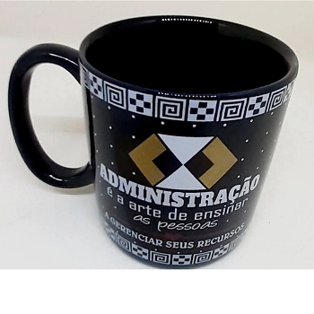 Caneca 300ml Preta Administracao