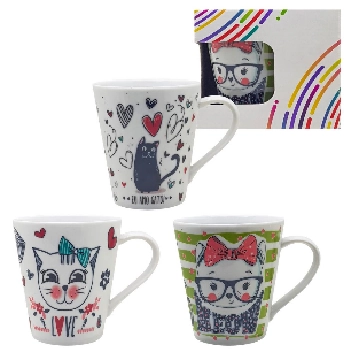 Caneca Terramada Pet Faixa 290ml Pet