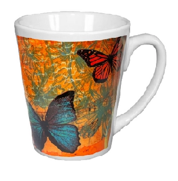 Caneca 290ml Passaros E Borboletas Ref: Bep 001