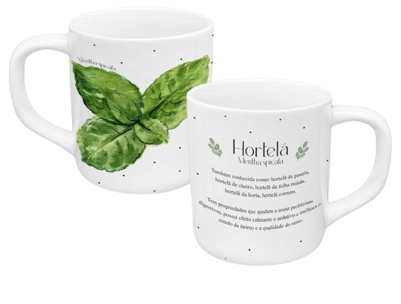 Caneca Efeito Terra 300ml Reta Cha