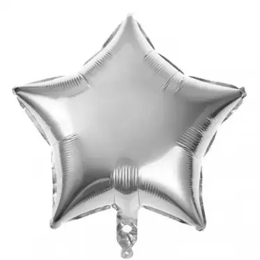 Balao Met Estrela 24 Prata