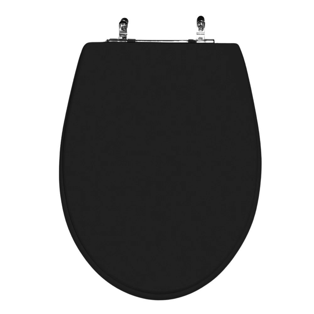 Assento Sanitário Poliéster Victória Ideal Standard Aço Preto