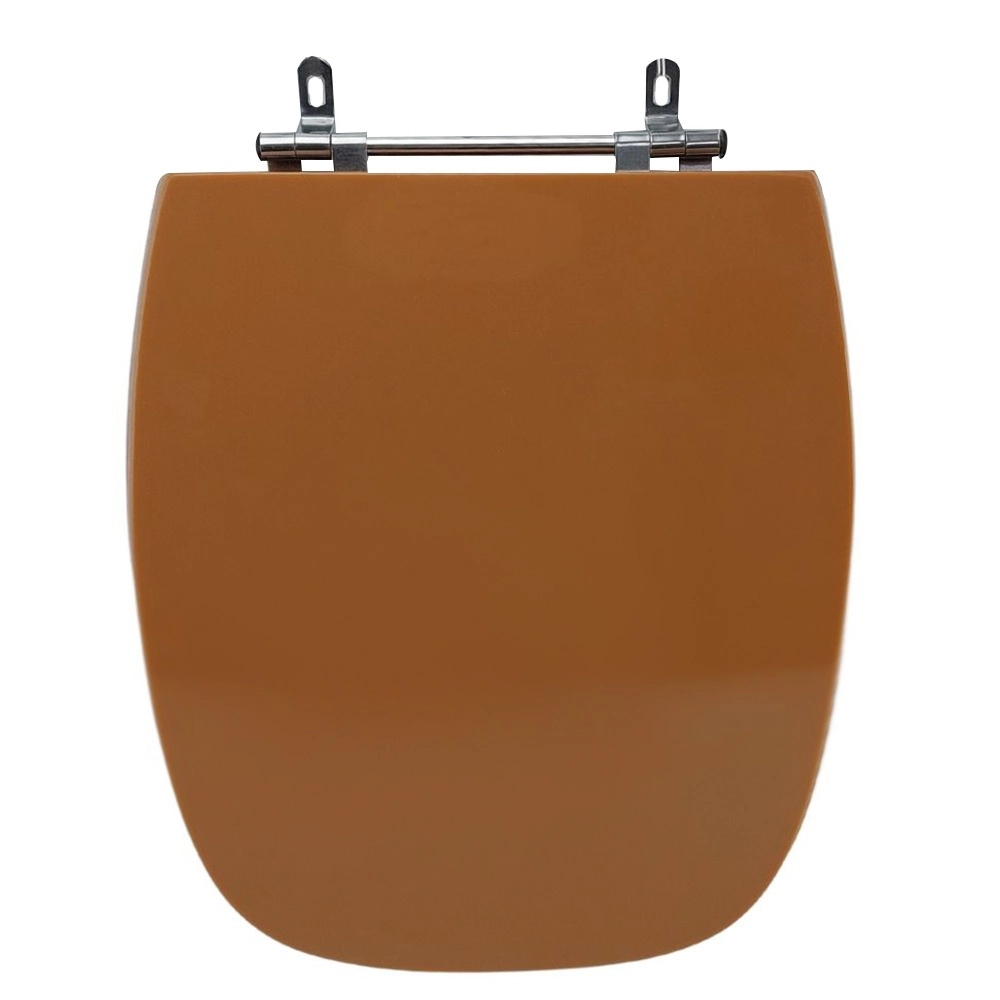 Assento Sanitário Poliéster Para Louça Stylus Exellence (celite) Aço (reb.oculto) Pêssego 73 Antigo