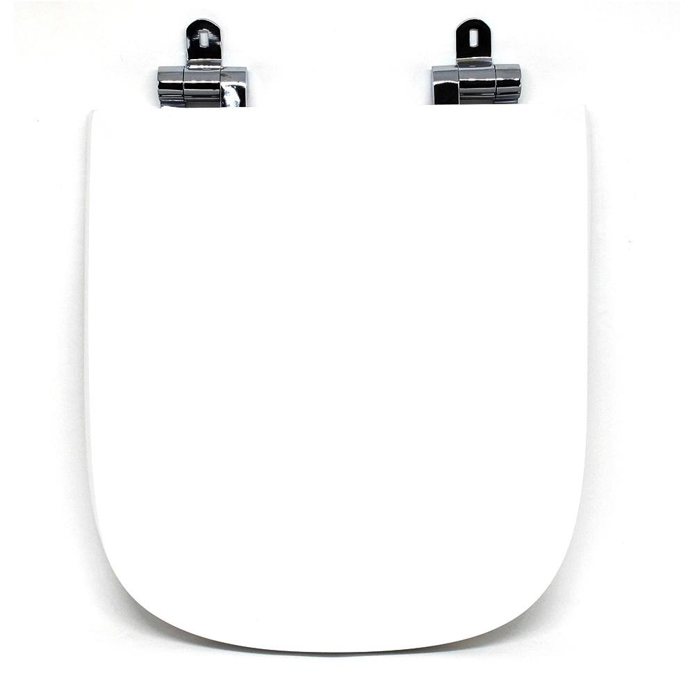 Assento Sanitário Poliéster Para Louça Elite (celite) Slow Close Cromado (reb. Oculto) Branco