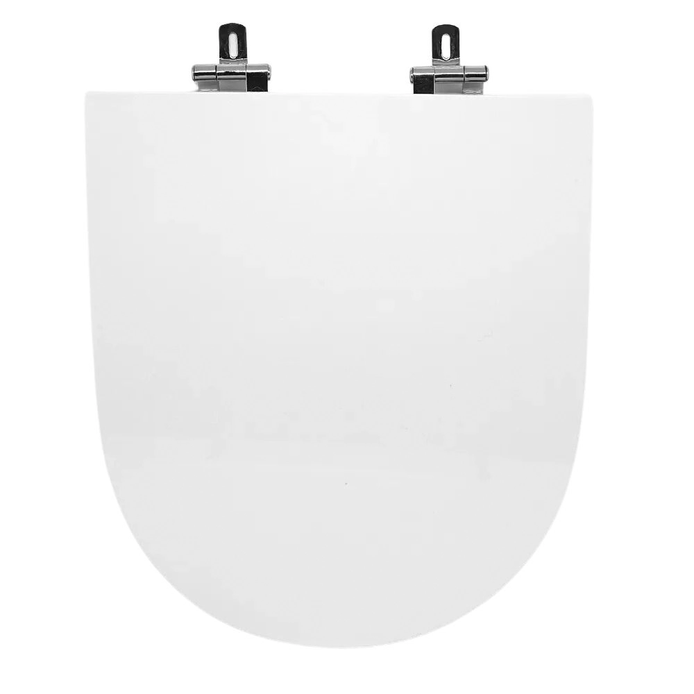 Assento Sanitário Poliéster Donna/sig Bergamin Celite Super Luxo Cromado Branco