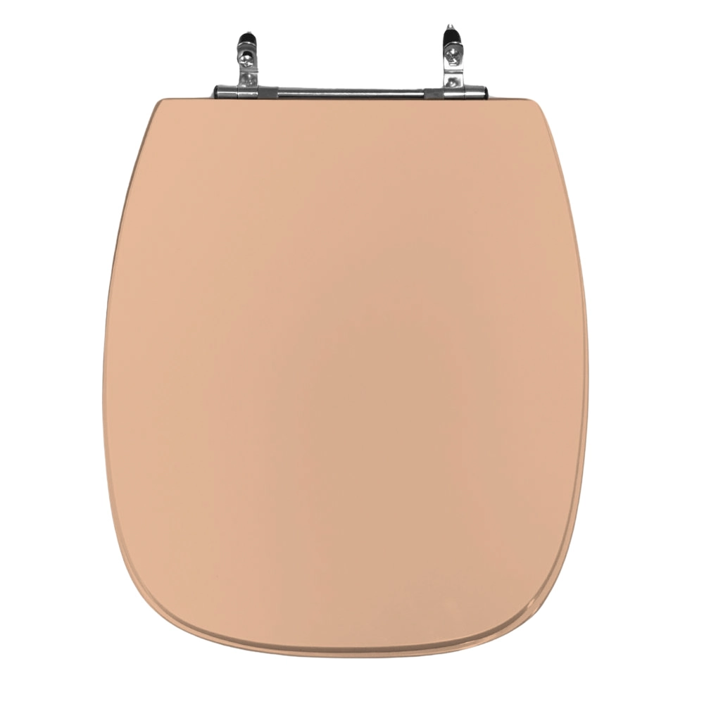 Assento Sanitário Poliéster Stylus Celite Aço Pêssego 73