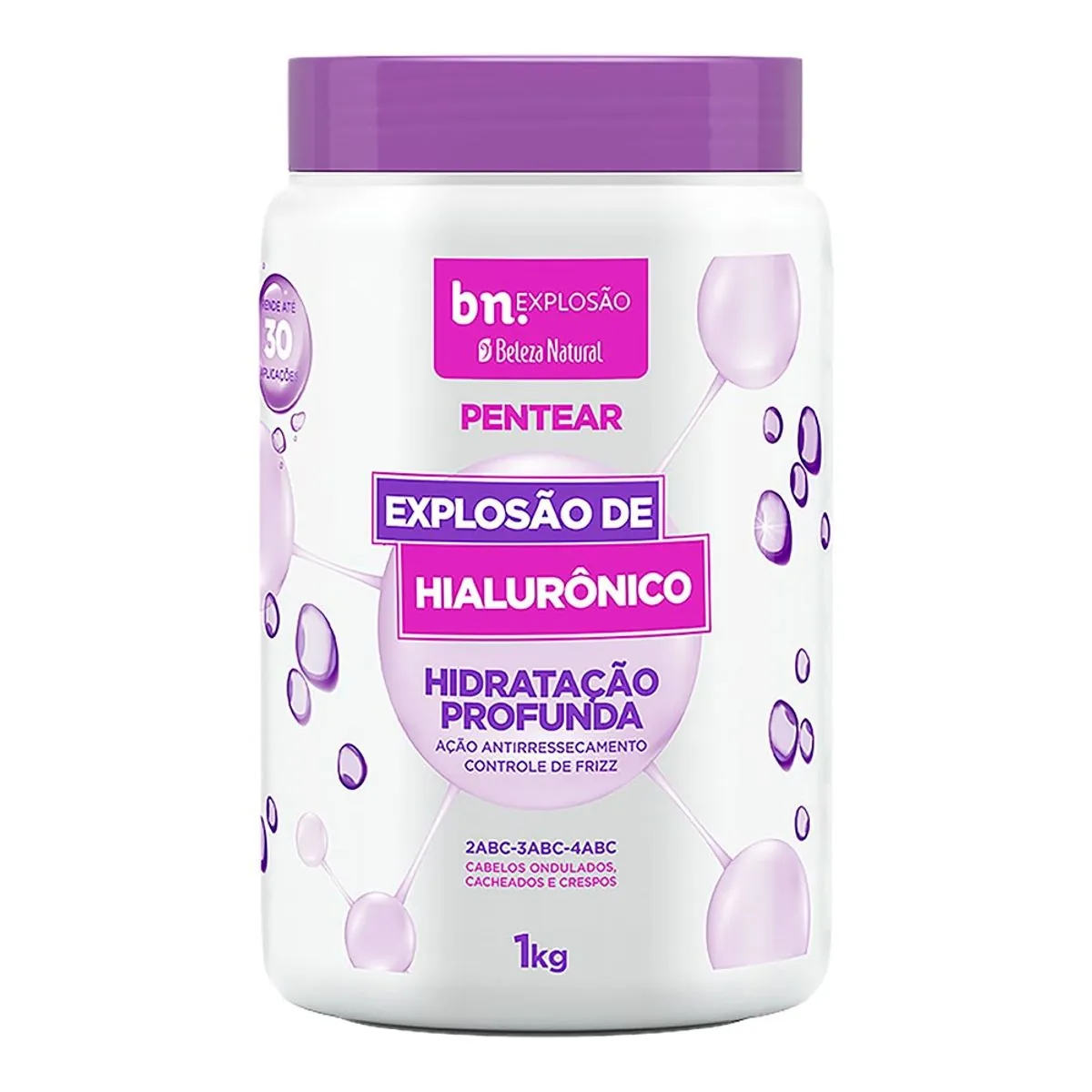 Creme De Pentear 1lt Explosao De Hialuronico Beleza Natural