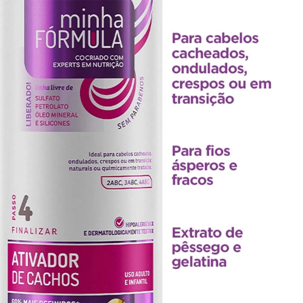 Ativador De Cachos 300ml Beleza Natural