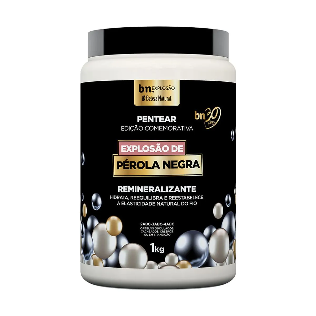 Pentear Explosao Perola Negra 1kg