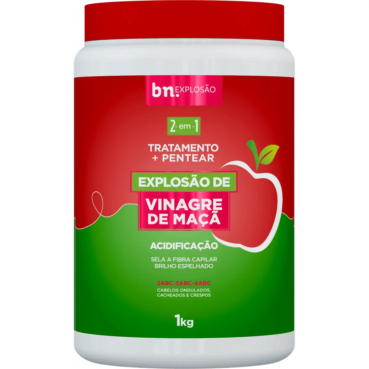 Pentear Explosao De Vinagre De Maca 1kg