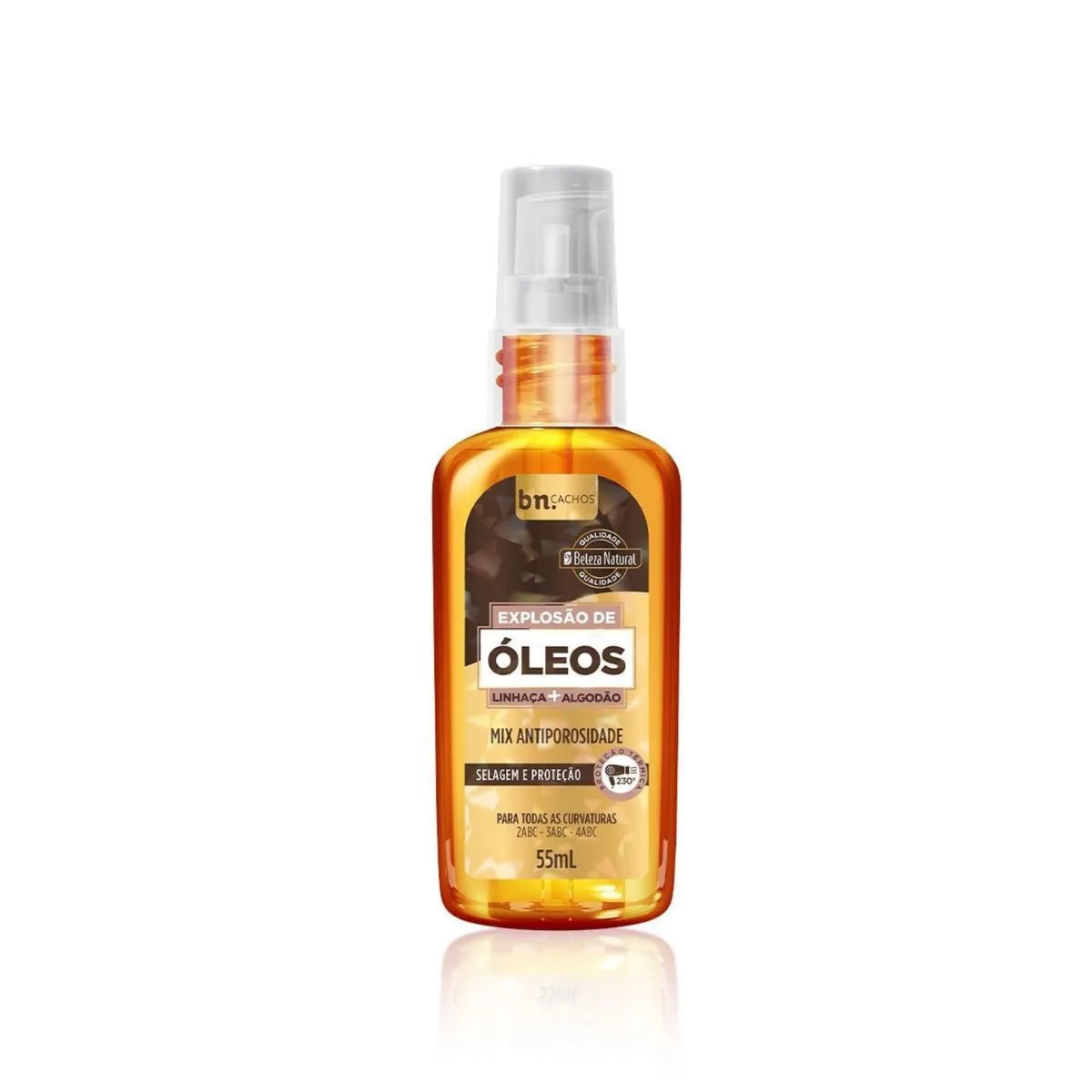 Oleo Cap Beleza Natural 55ml Explosao De Linhaca E Algodao