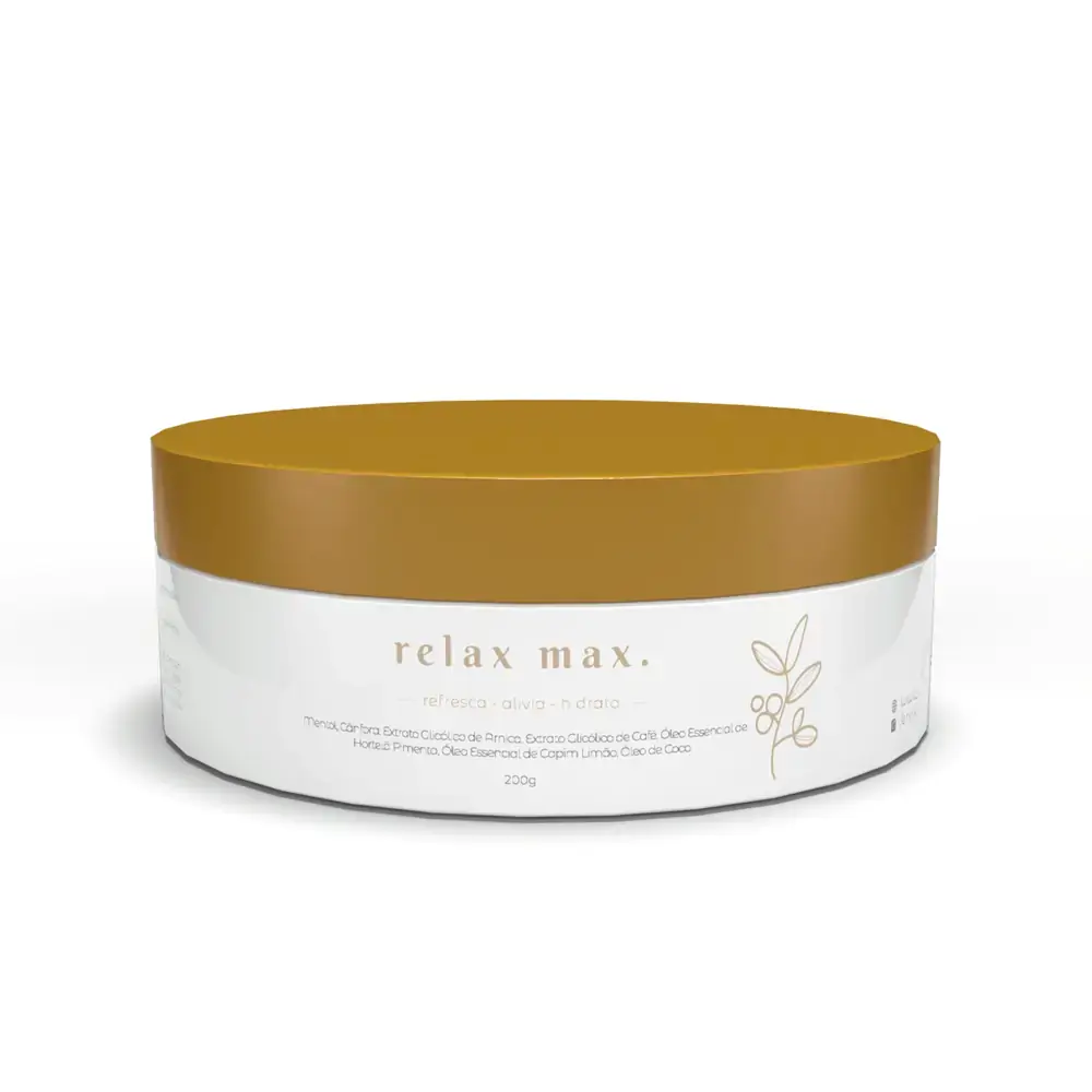 Creme Relaxante e Alívio das Dores Relax Max - Ervik