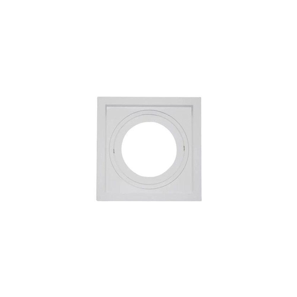 Spot De Embutir Conecta Par 30 Quadrado Recuado Branco 17cm Evoled