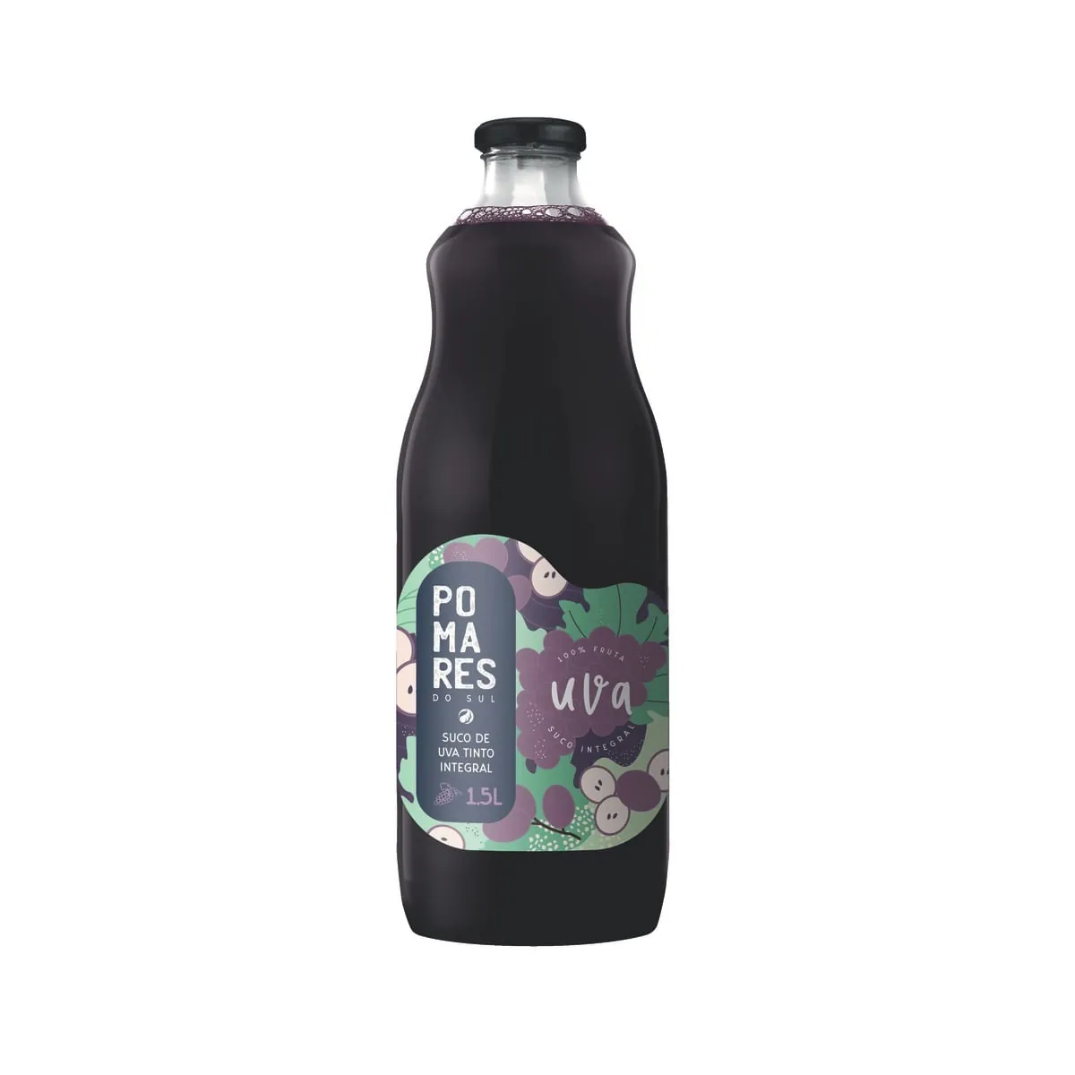 Suco Integral Pomares Do Sul Uva 1,5l
