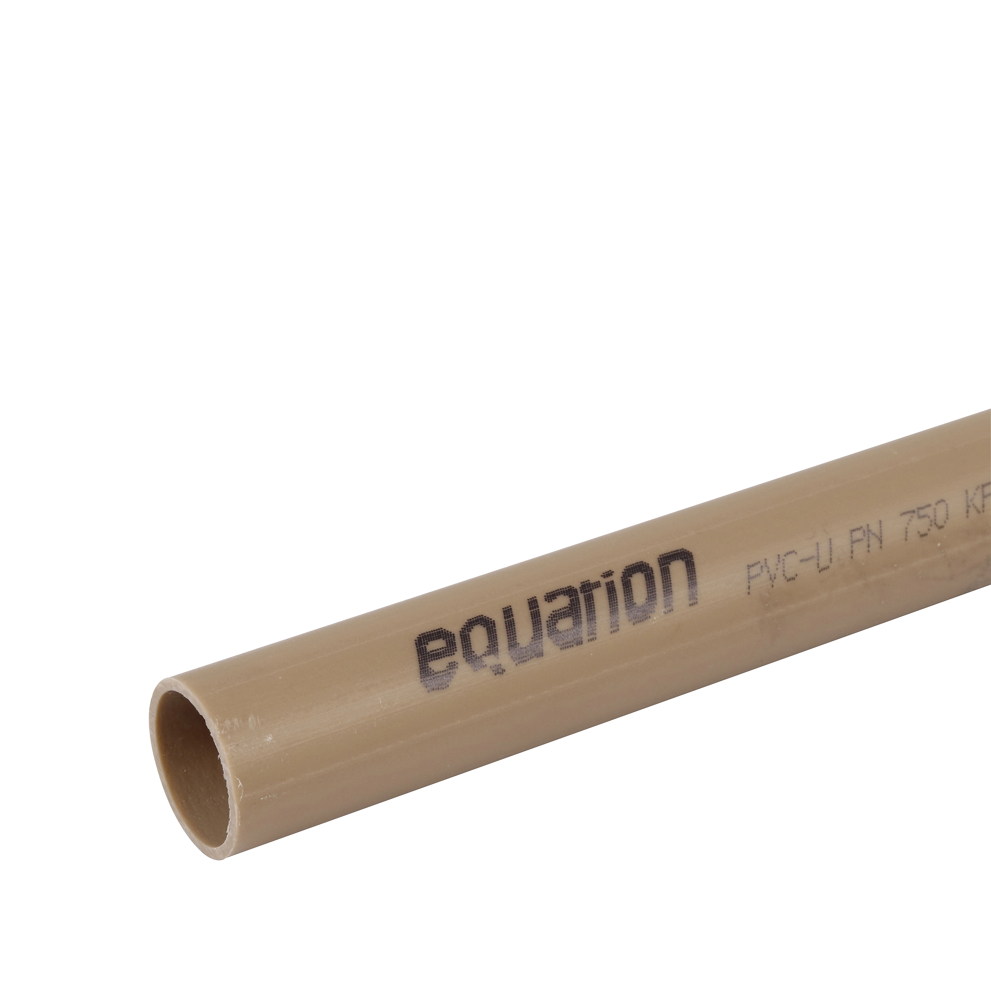 Cano PVC Marrom Soldável 1m 3/4" 25mm Equation