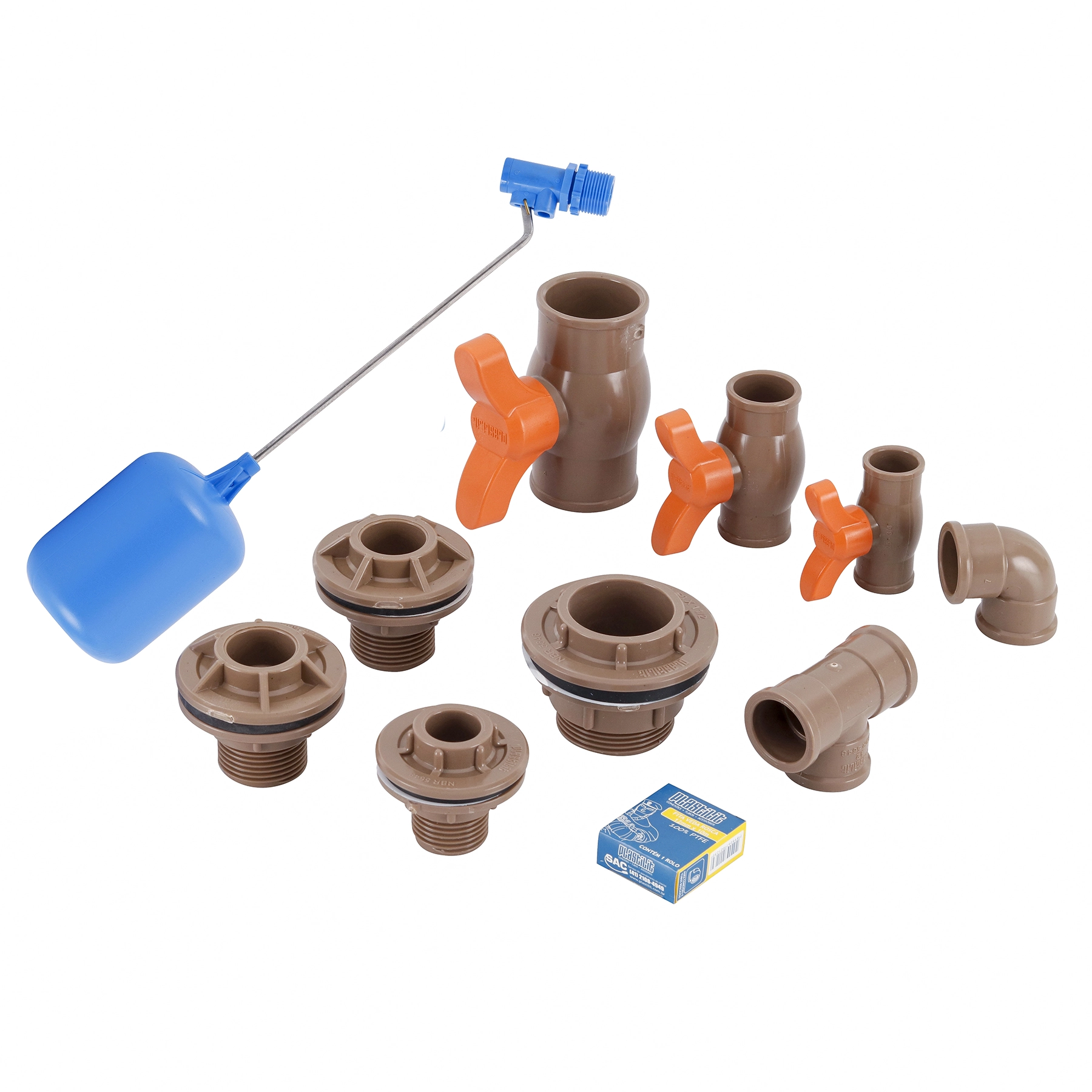 Kit de Instalação para Caixa d Água Plastilit