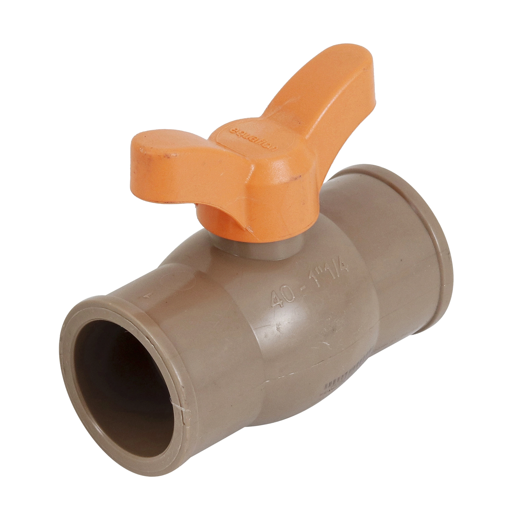 Registro Esfera PVC Marrom Soldável 1.1/4" 40mm Equation