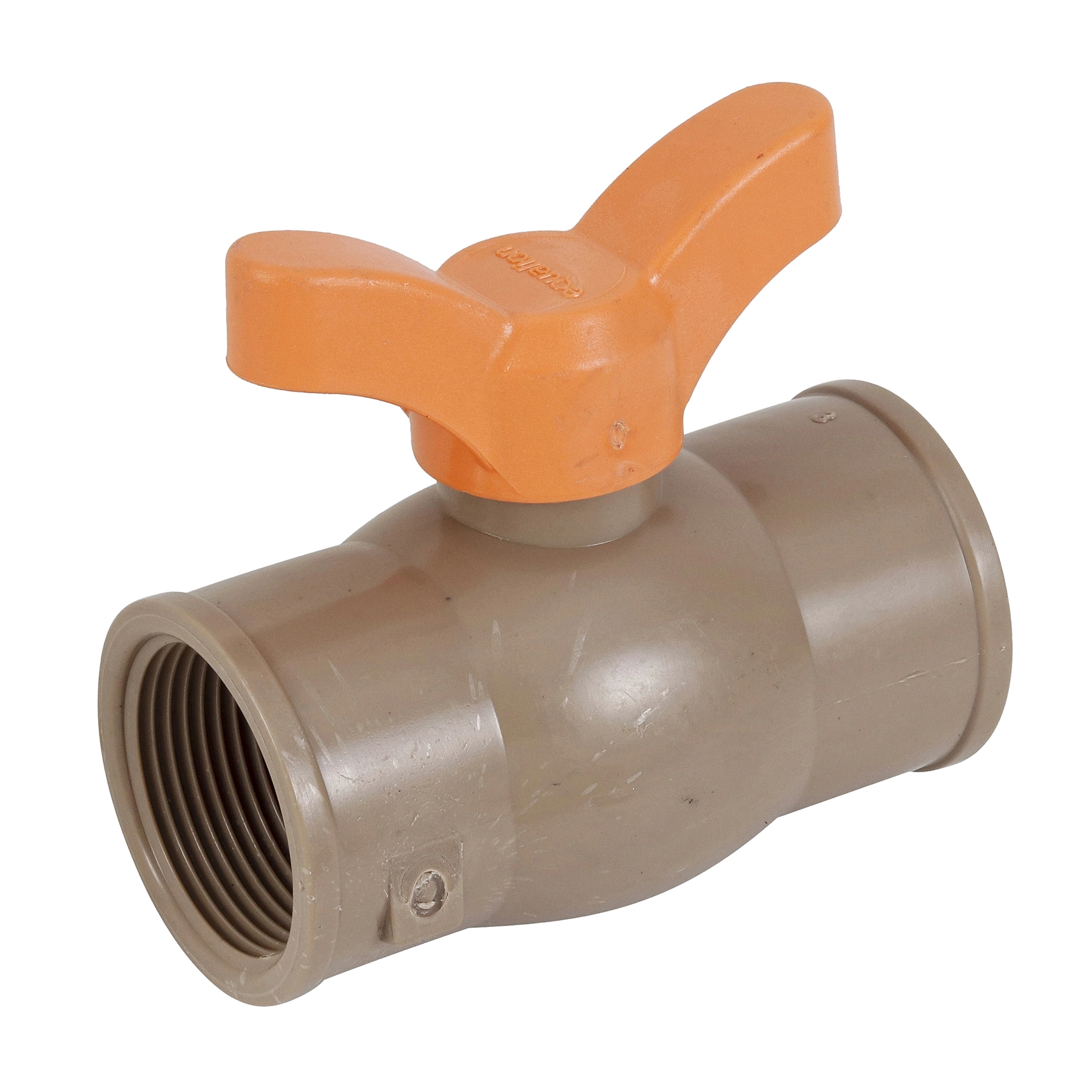 Registro Esfera PVC Marrom Roscável 1.1/4" 40mm Equation