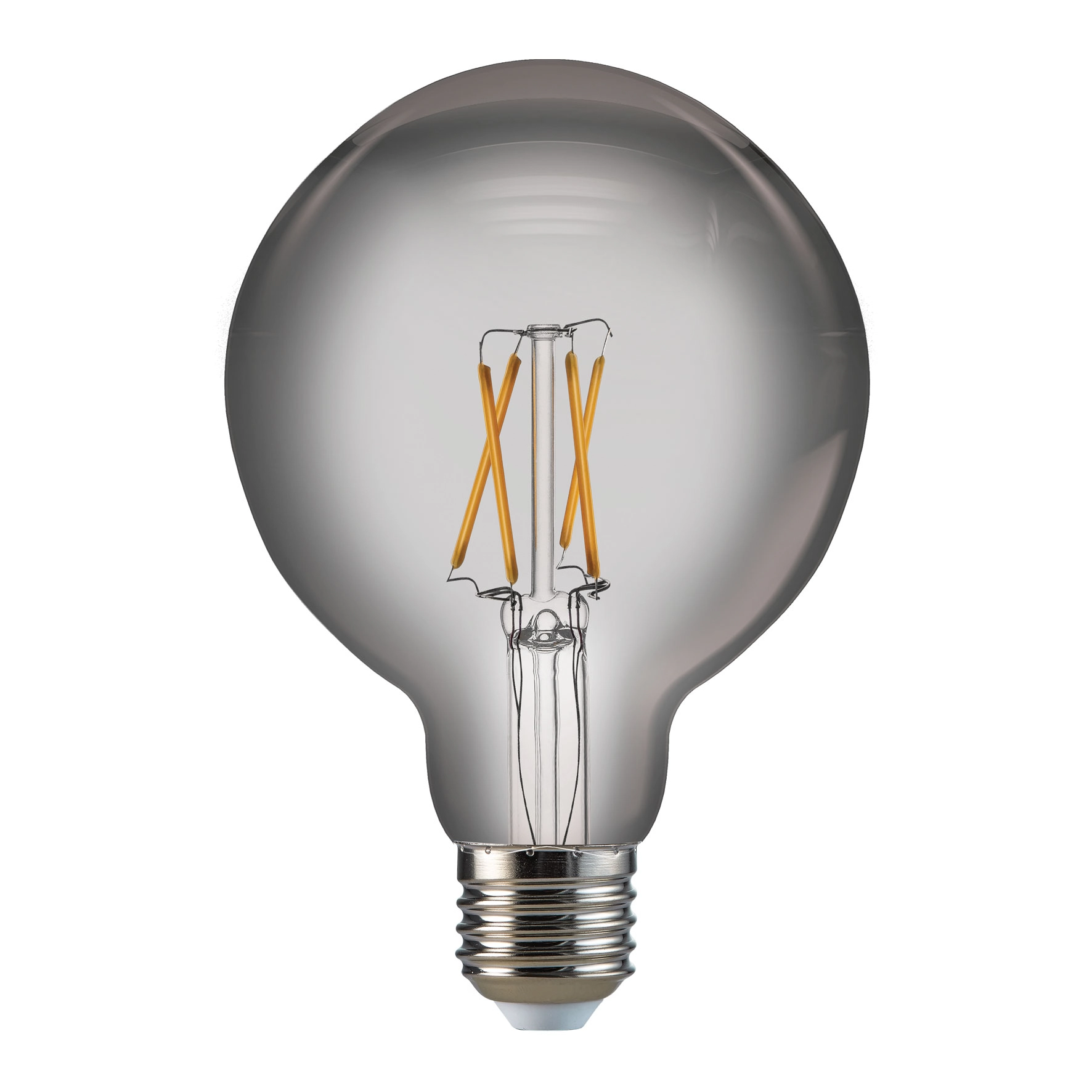 Lâmpada de LED Filamento E27 Globo 3W 150lm Luz Amarela Bivolt Black + Decker