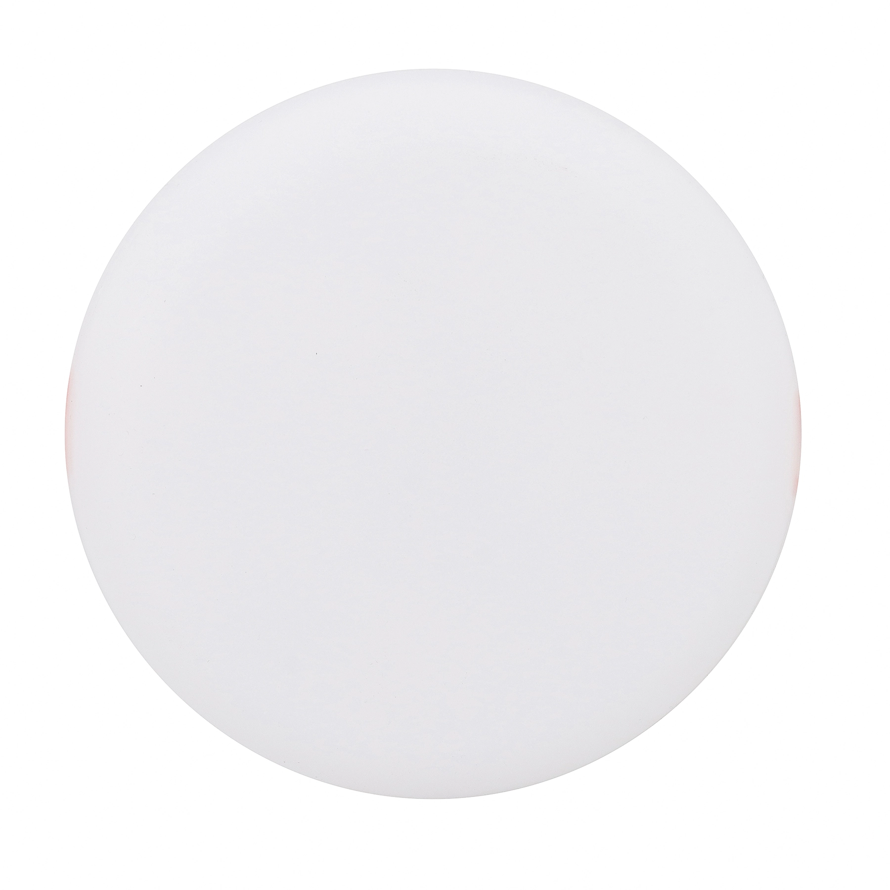 Painel de Led Embutir ou Sobrepor Redondo Borda Infinita Luz Amarela 17W Black & Decker 12,8x4,6cm Branco Bivolt