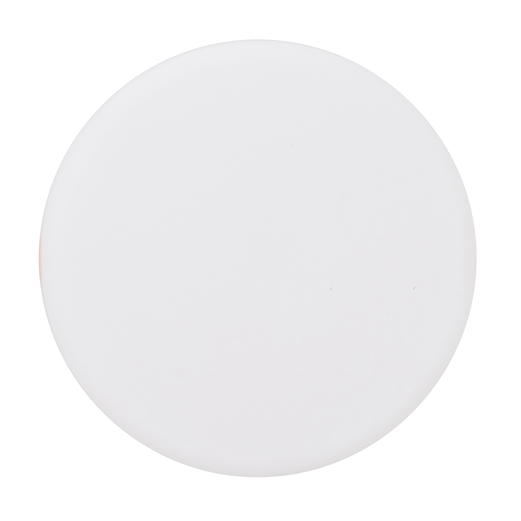 Painel de Led Embutir ou Sobrepor Redondo Borda Infinita Luz Amarela 24W Black & Decker 17,8x4,6cm Branco Bivolt