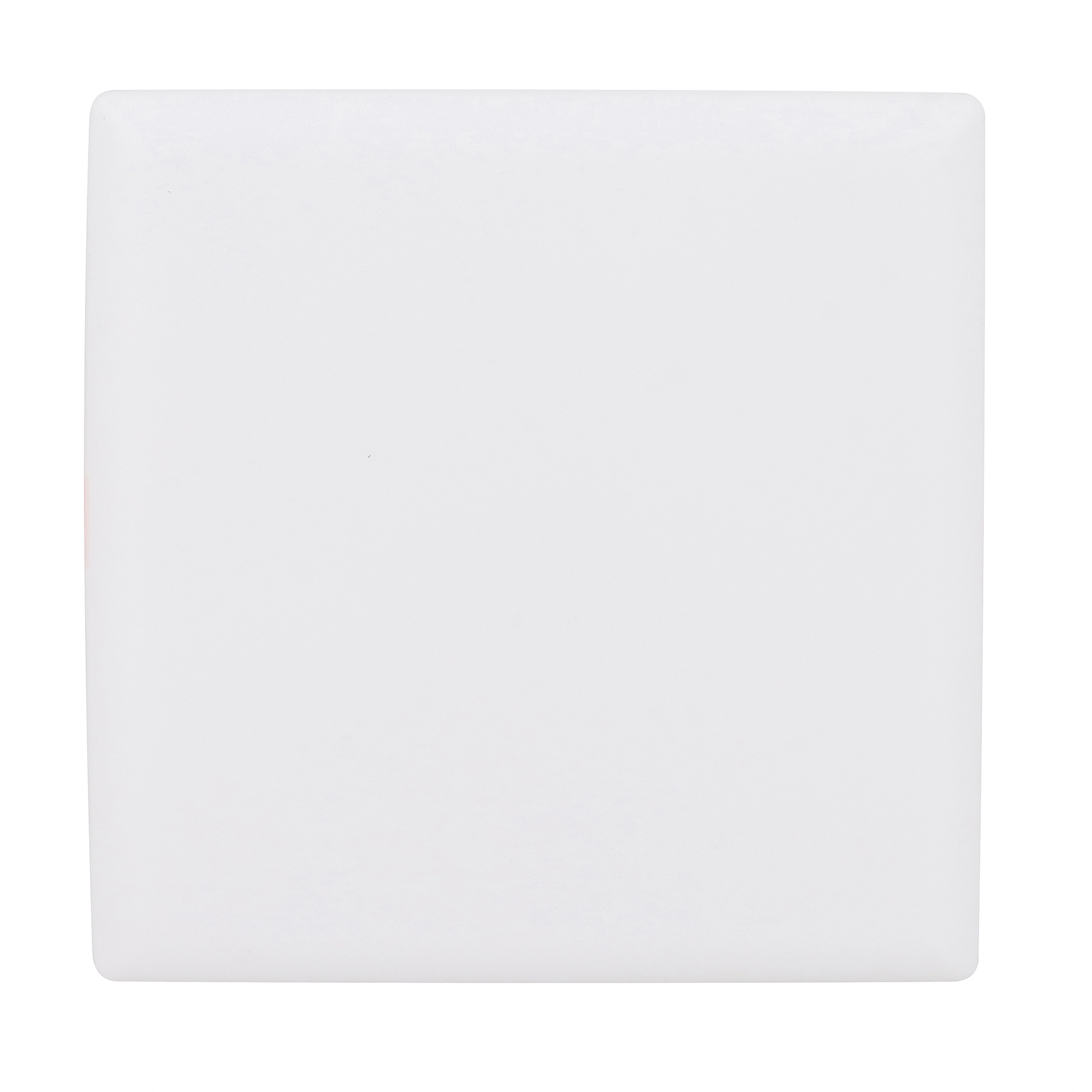 Painel de Led Embutir ou Sobrepor Quadrado Borda Infinita Luz Amarela 24W Black & Decker 17,8cm Branco Bivolt