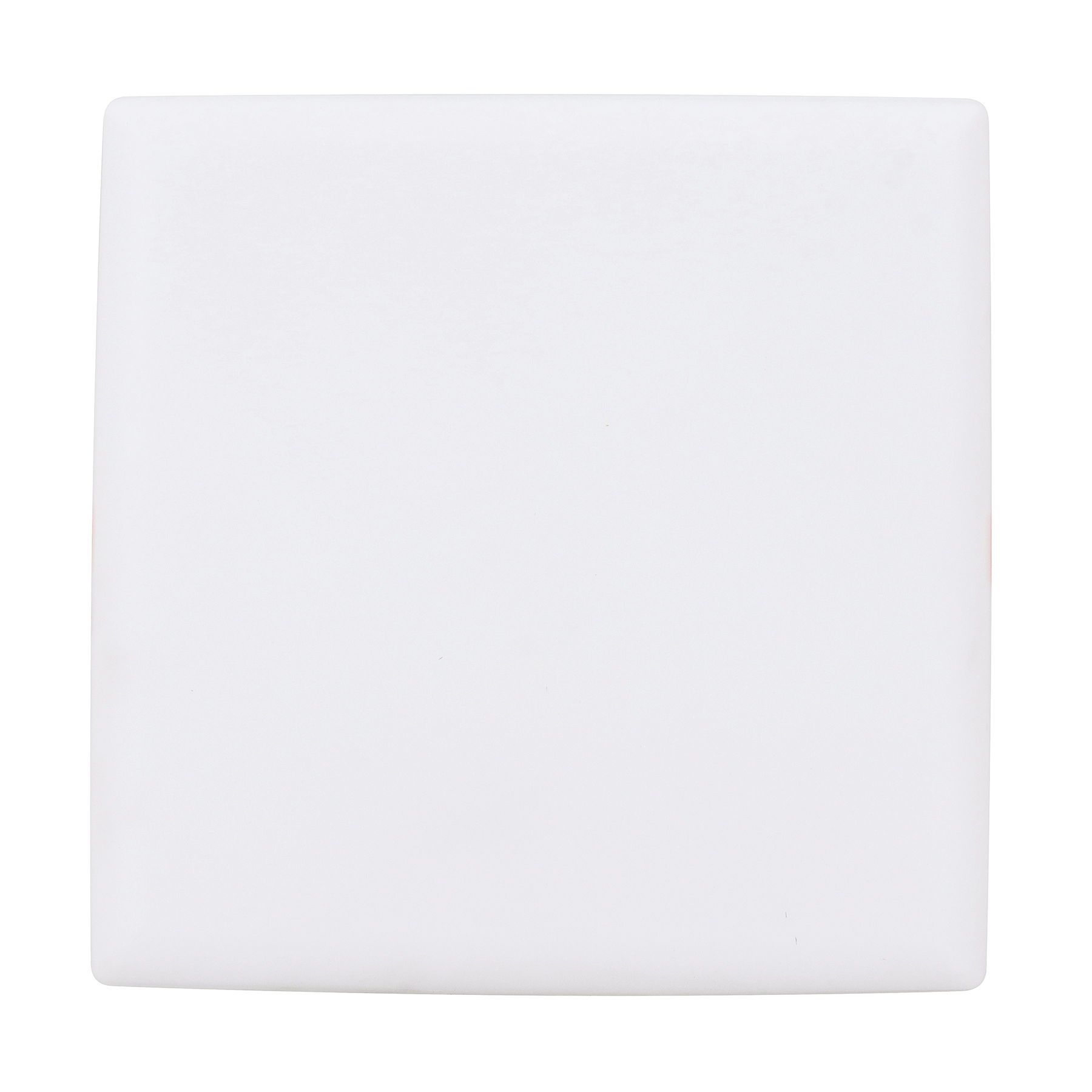 Painel de Led Embutir ou Sobrepor Quadrado Borda Infinita Luz Amarela 32W Black & Decker 22,8cm Branco Bivolt