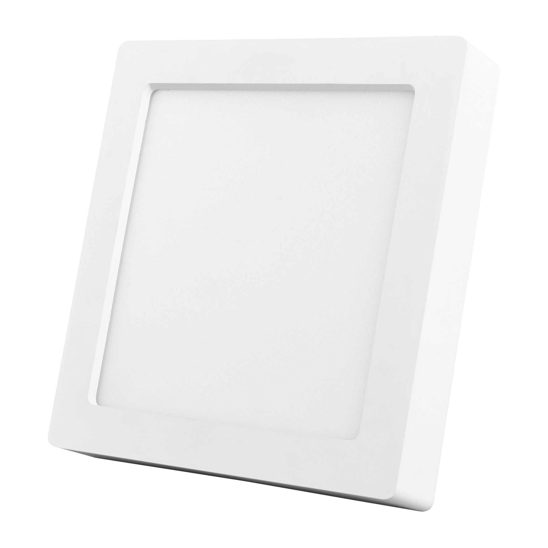 Painel de Led Sobrepor Quadrado Luz Branca 18W Black & Decker 21x21cm Branco Bivolt