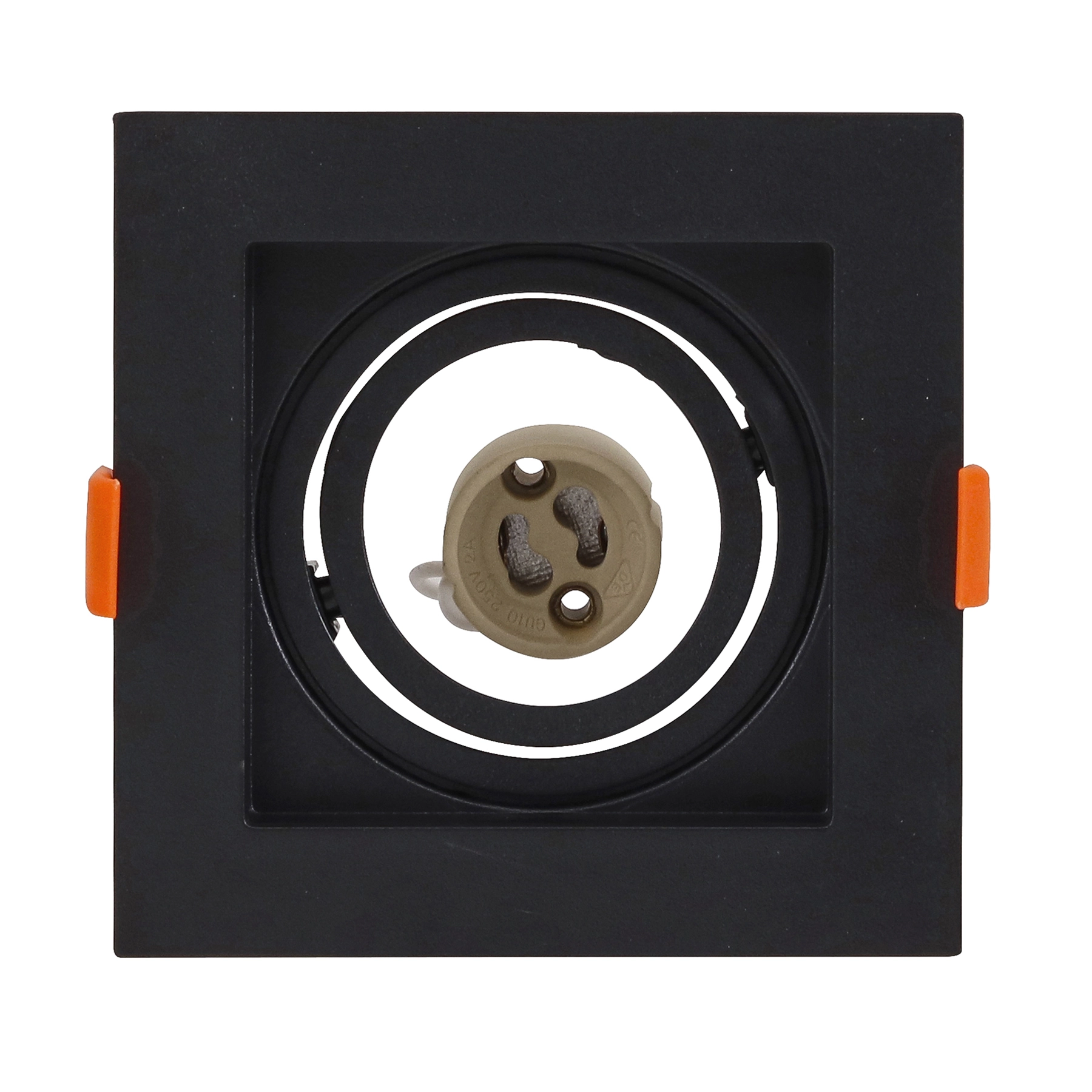 Spot de Embutir Quadrado MR16 Preto Black & Decker