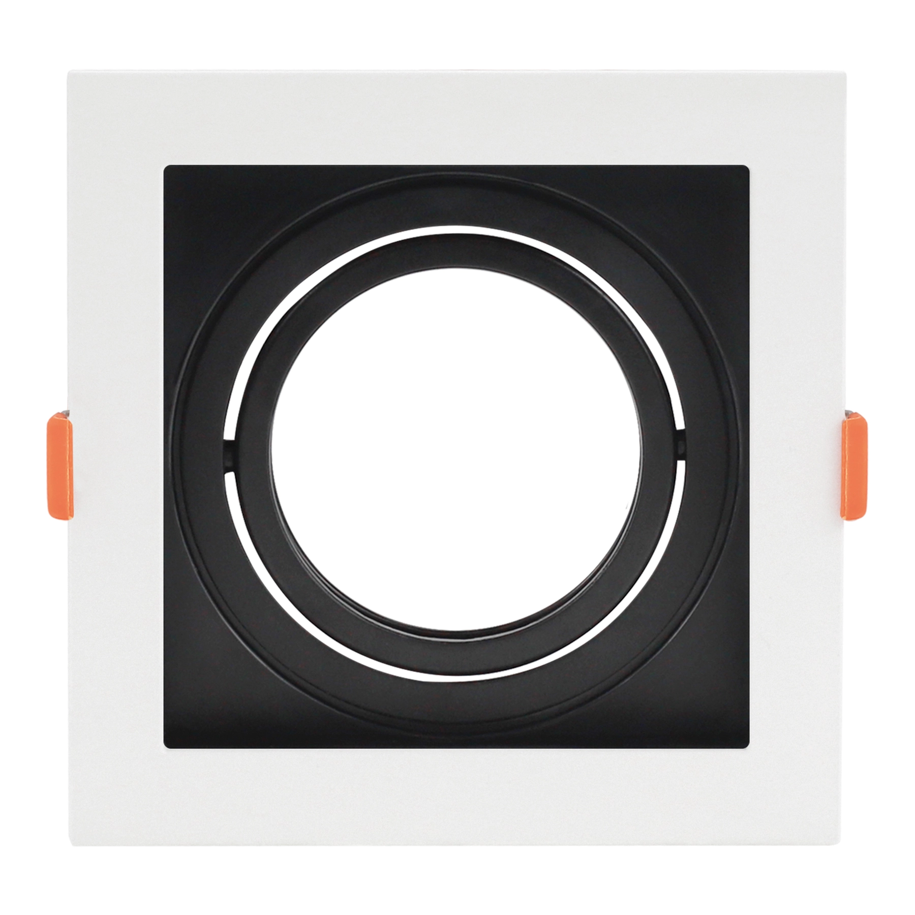 Spot de Embutir Quadrado AR70 Branco e Preto Black & Decker