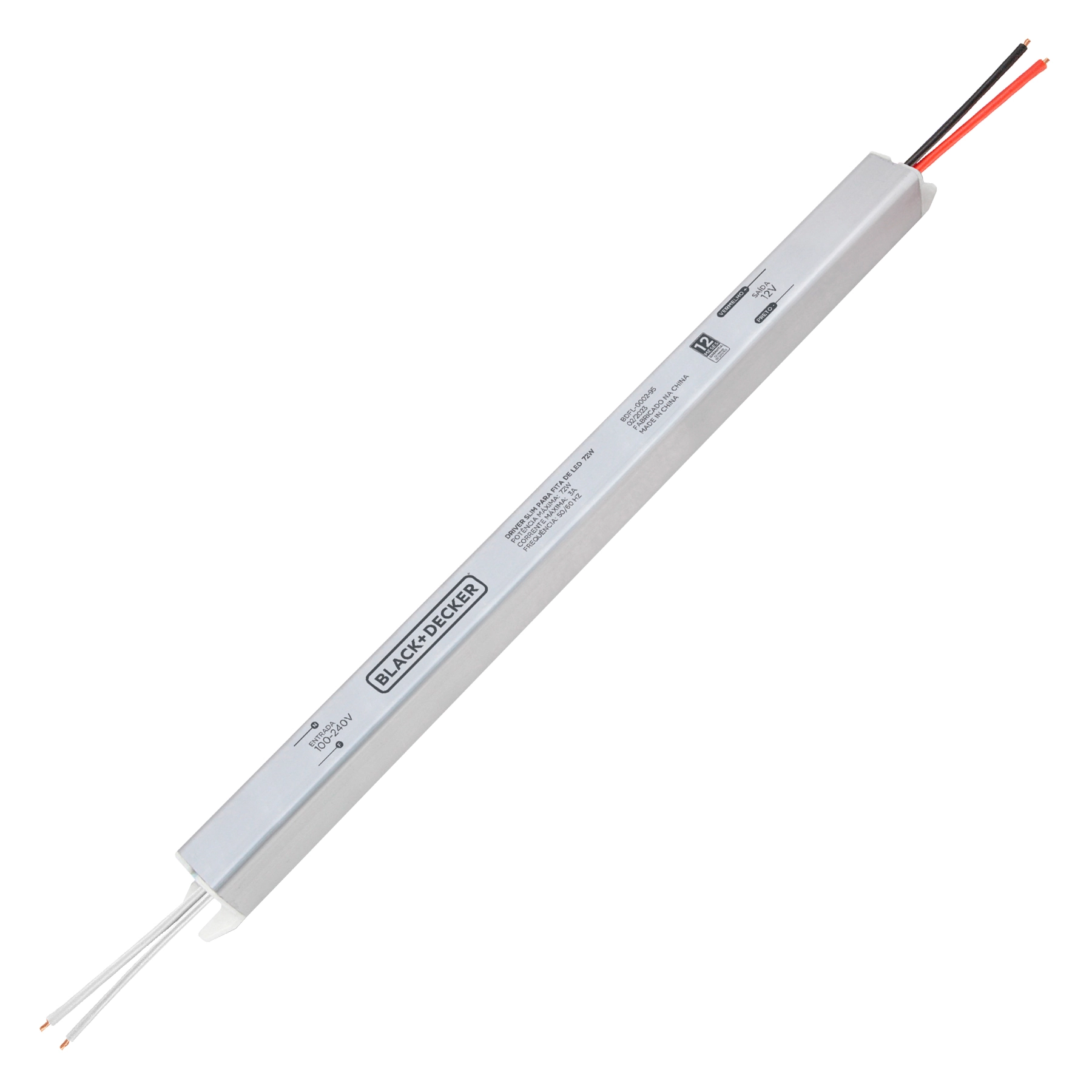 Driver para Fita Led IP20 72W 24V Black & Decker