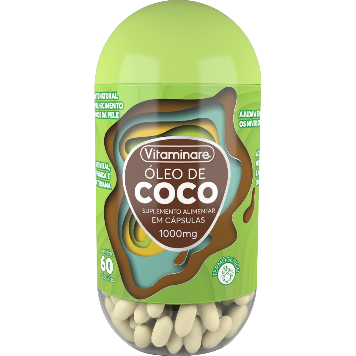 Oleo Coco Vitaminare 1000g 60 Cps