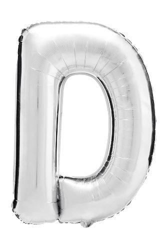 Balao Met 14 Prata Letra D