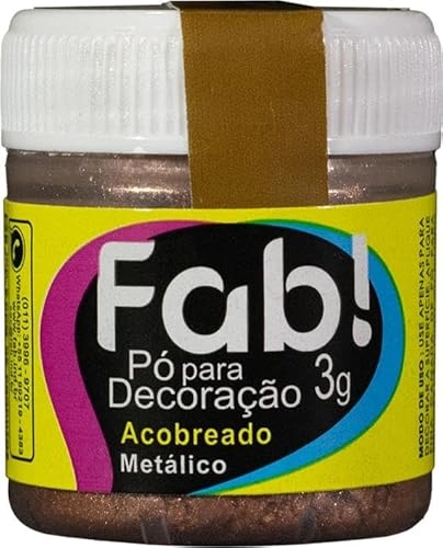 Po P/decor Cintilante Acobreado 3g Fab