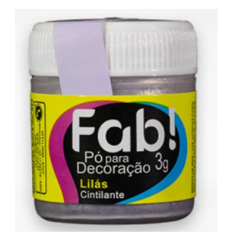 Po P/ Decoracao Bril. Lilas 3g