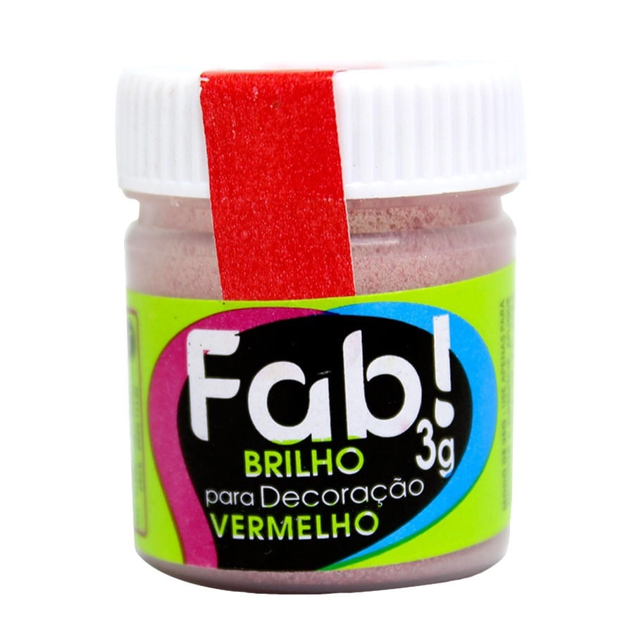 Po P/decor Brilhante Verm 3g Fab