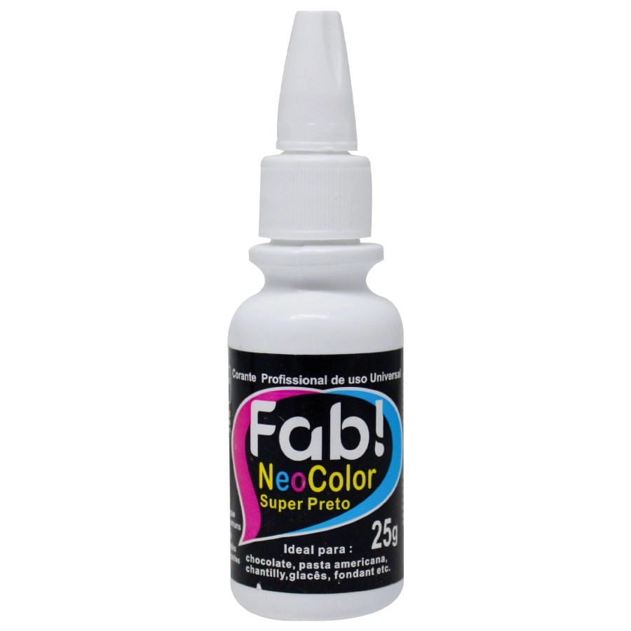 Corante Neocolor Super Preto 25g Fab