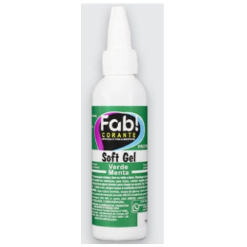 Corante Soft Gel Verde Menta 25g Fab