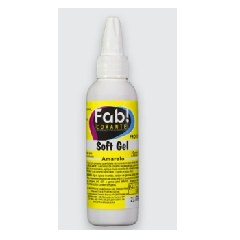 Corante Softgel Amarelo Gema Fab 60g