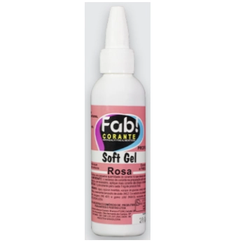 Corante Soft Gel Rosa 60g Fab