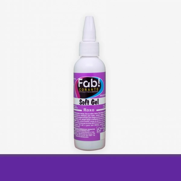 Corante Sofgel 60g Roxo Fab