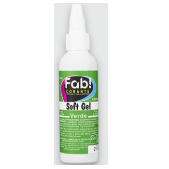 Corante Soft Gel Fab Verde 60g