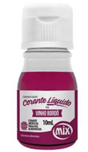 Corante Liquido Fab Vinho 10ml Und