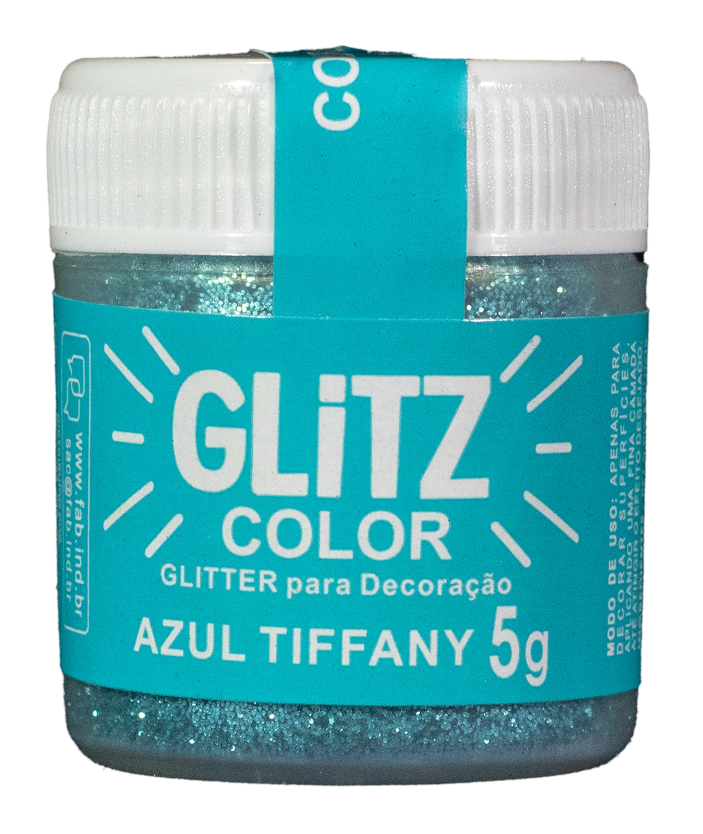Po P.decor Color Glittz Azul Tiffany 5g Fab