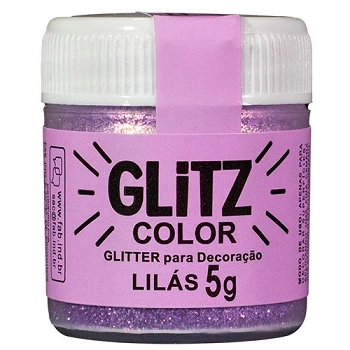 Po P.decor Color Glittz Lilas 5g Fab