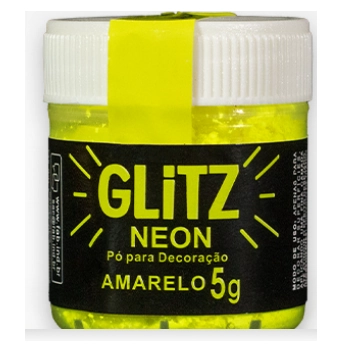 Po P.decor Neon Glittz Amarelo 5g Fab