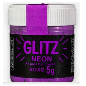 Po P.decor Neon Glittz Roxo 5g Fab
