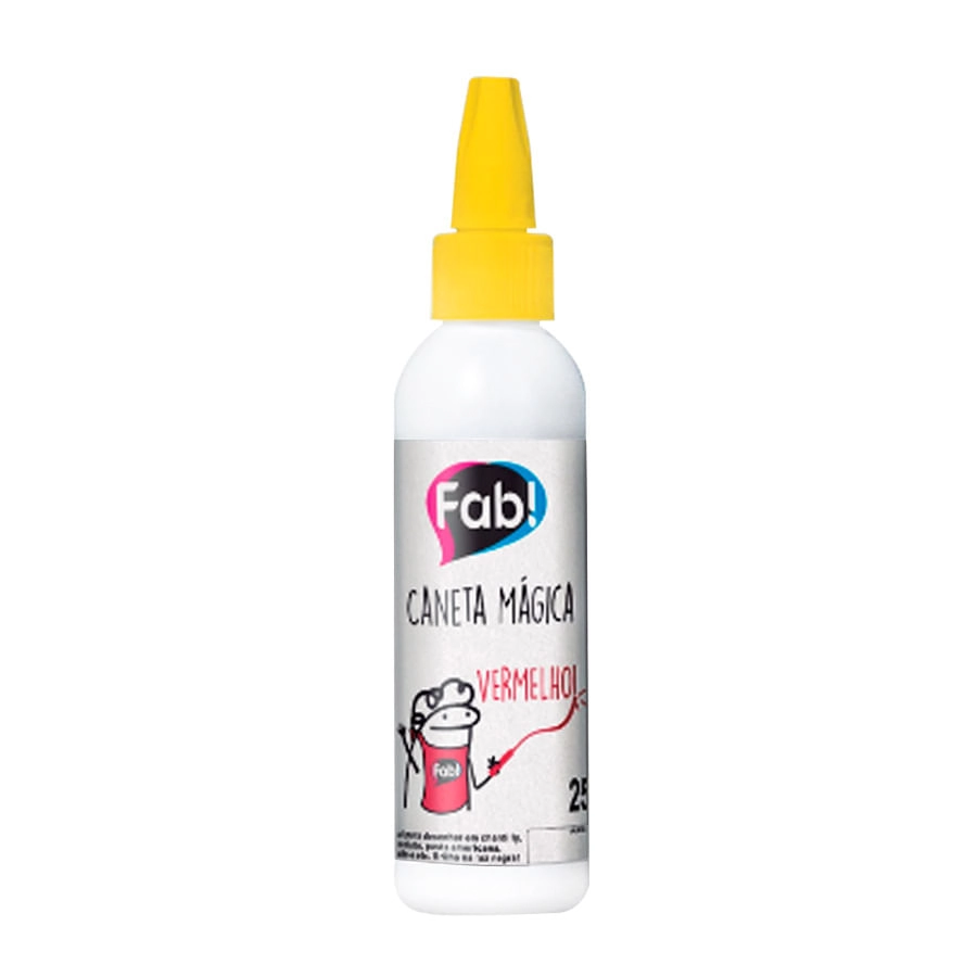 Caneta Magica Gel Vermelho 16010509 Fab
