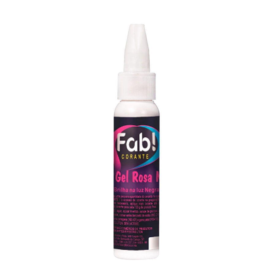 Corante Softgel Art Rosa Neon 25g 16010404 Fab