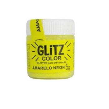 Po P.decor Neon Glitter Amarelo 5g 16030616 Fab